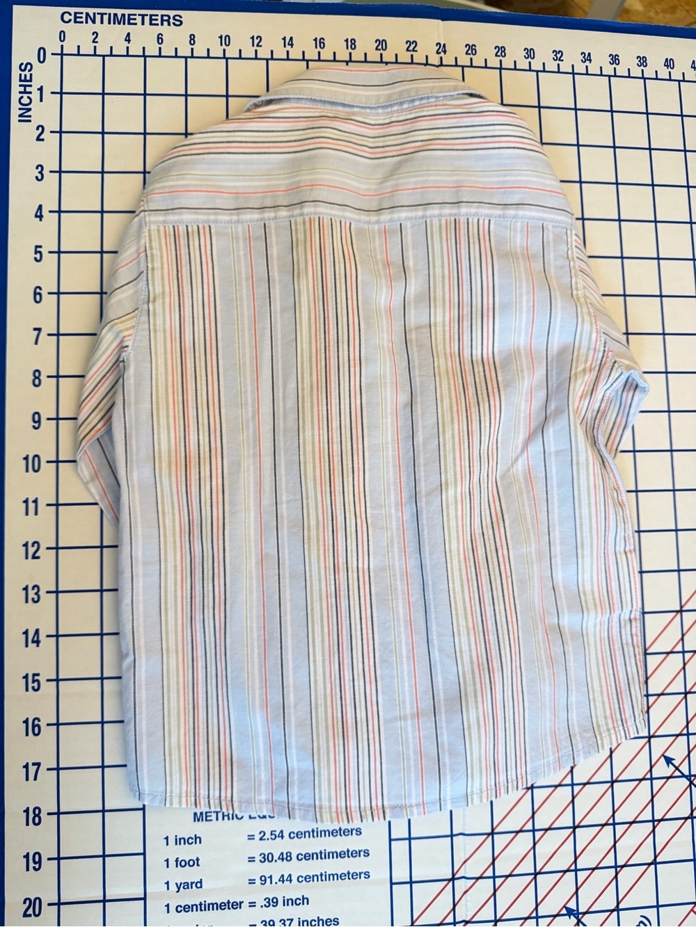 Mayoral Light Blue Multicolor Striped Button-Down Shirt - Picture 4 of 4